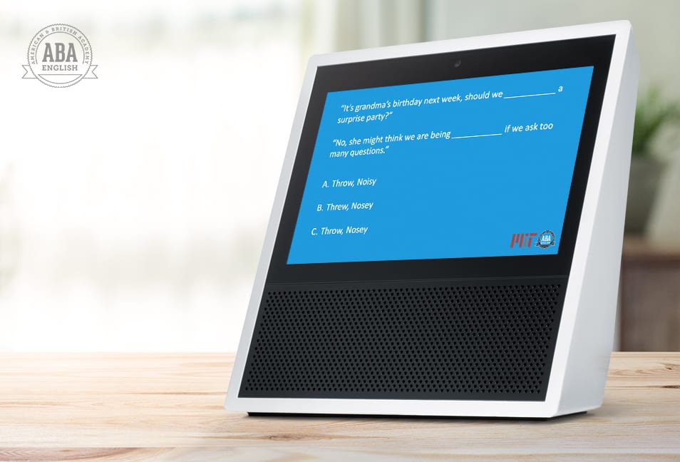 English Test in Alexa Echo